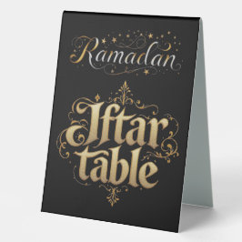 Ramadan Iftar-Tisch Tischaufsteller