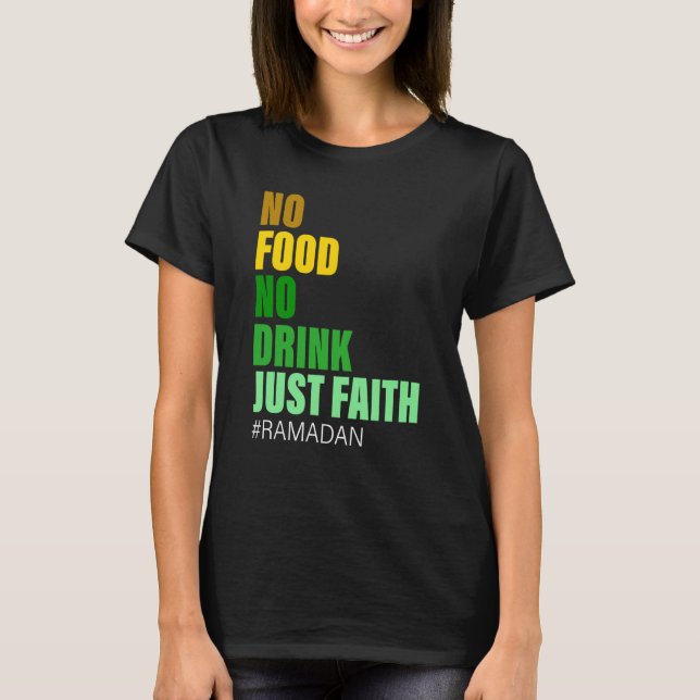 Ramadan Kareem 2023 Islamic Fasting Outfit for Men T-Shirt (Vorderseite)