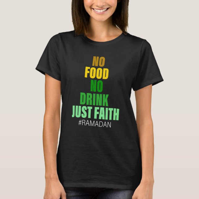 Ramadan Kareem 2023 Islamic Fasting Outfit for Men T-Shirt (Vorderseite)