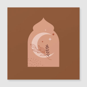 Ramadan Kareem Ästhetik Boho Fleece-Decke Magnetkarte