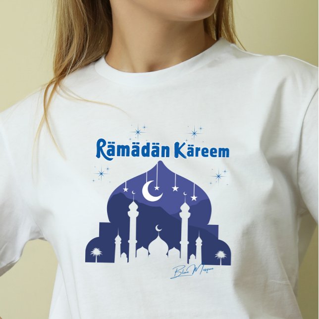 Ramadan Kareem Blue Mosque T-Shirt (Von Creator hochgeladen)