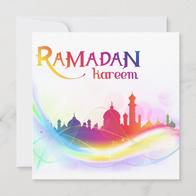 Ramadan Kareem Card Karte (Vorderseite)