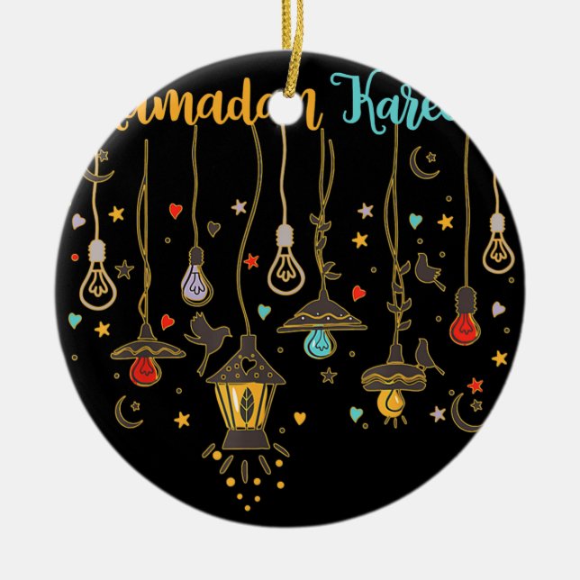 Ramadan Kareem Cooler islamischer Verband für Keramik Ornament (Vorne)