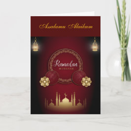 Ramadan Kareem & Eid Mubarak Carte de vœux personn