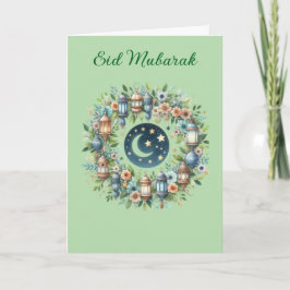 Ramadan Kareem & Eid Mubarak  Customised Greeting Karte