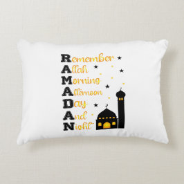 Ramadan Kareem & Eid Mubarak Islamisches Akzentkis Dekokissen