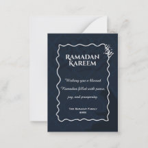 Ramadan Kareem elegante islamische Grußkarte