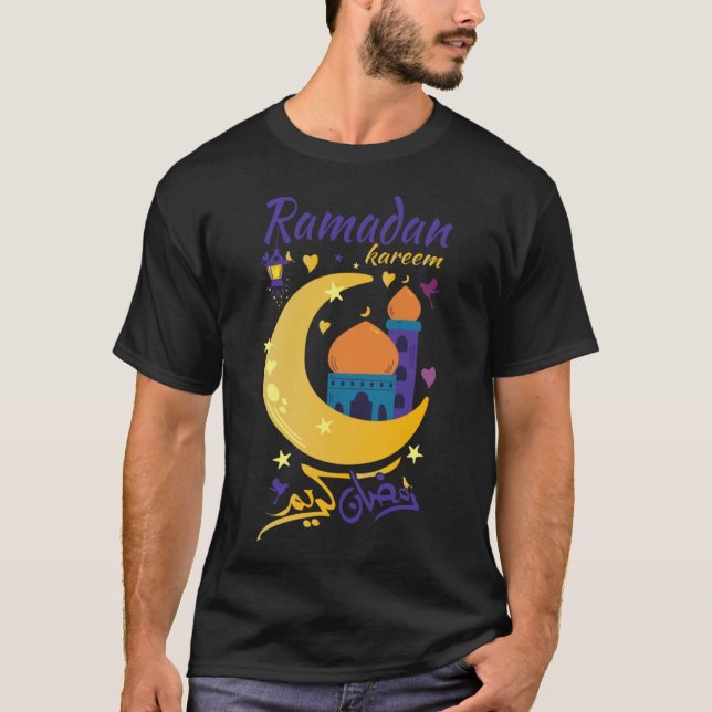 Ramadan Kareem für Kinder Männer Frauen glücklich  T-Shirt (Vorderseite)