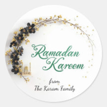Ramadan Kareem Geschenk-Sticker für die Feier
