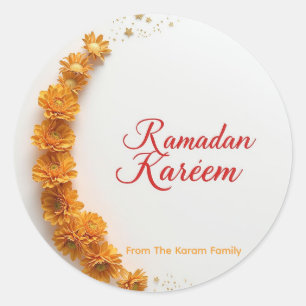 Ramadan Kareem Geschenk-Sticker für die Feier Runder Aufkleber