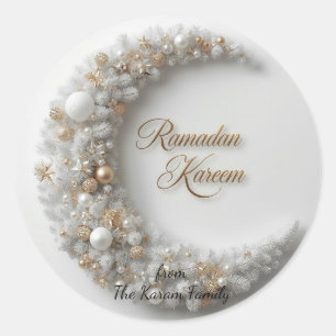 Ramadan Kareem Geschenk-Sticker für die Feier Runder Aufkleber