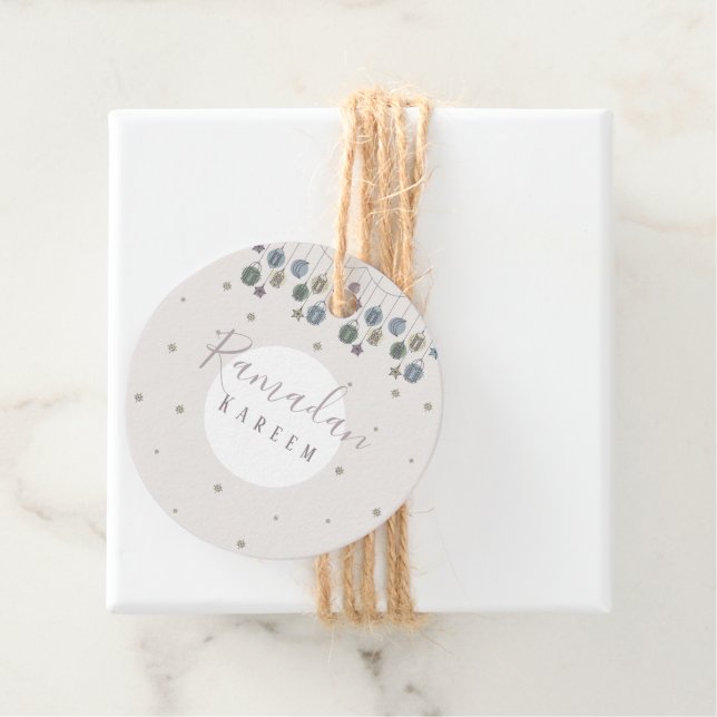 Ramadan Kareem-Geschenk-Tag Geschenkanhänger (Beispiel)