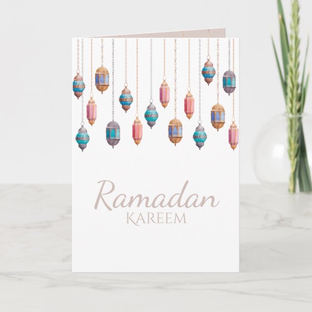 Ramadan Kareem Geschenkkarte Feiertagskarte (Vorderseite)