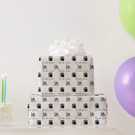 Ramadan Kareem-Geschenkpapier – Kaaba & Masjid Geschenkpapier