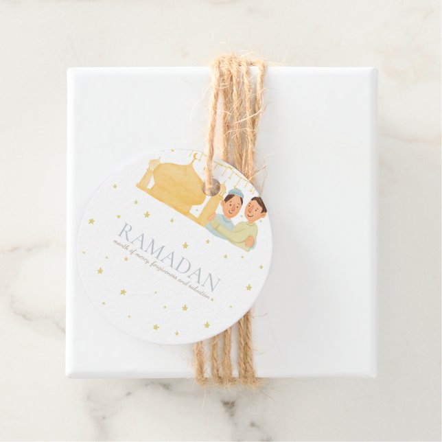 Ramadan Kareem Geschenktag Geschenkanhänger (Beispiel)