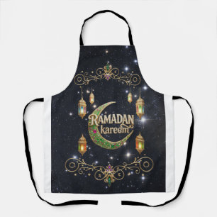Ramadan Kareem glänzender Himmel Schürze