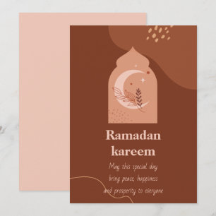 Ramadan Kareem Grußkarte Feiertagskarte