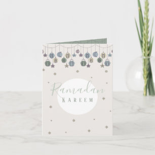 Ramadan Kareem Grußkarte ,Geschenkkarte Einladung