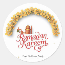 Ramadan Kareem holiday  Runder Aufkleber