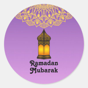 Ramadan Kareem Holiday Runder Aufkleber