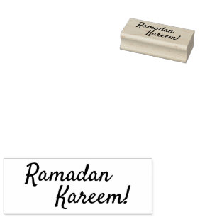 Ramadan Kareem Holzkautschuk-Briefmarke Gummistempel