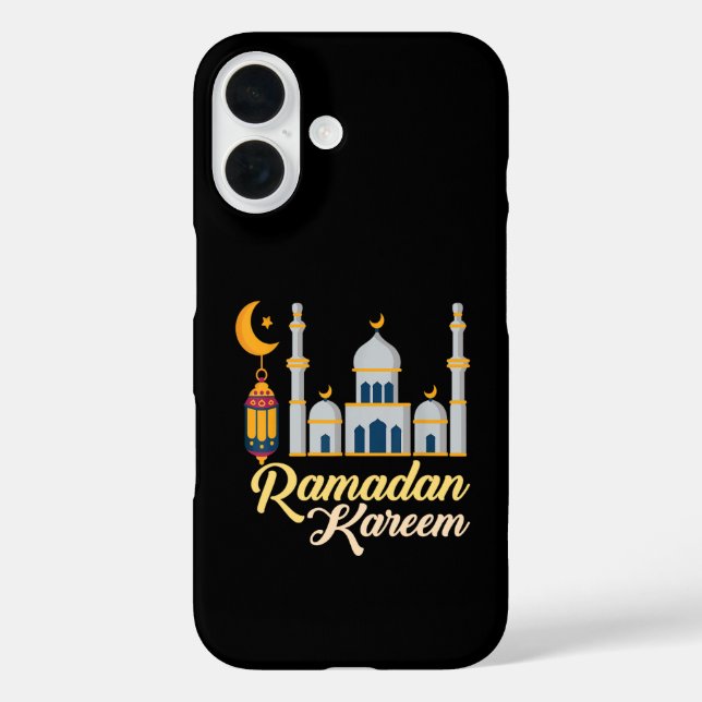 Ramadan Kareem iPhone 16 Hülle (Rückseite)