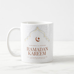 Ramadan Kareem Islamische Torbogen-Kunst Kaffeetasse