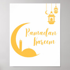 Ramadan Kareem Islamische Wandkunst Poster