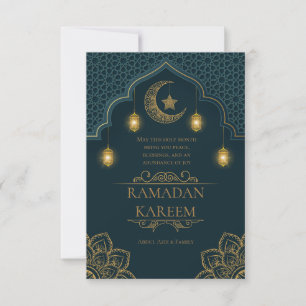 Ramadan Kareem Islamischer heiliger Monat Begrüßun Karte