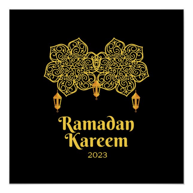 Ramadan Kareem Meaning - Eid Mubarak 2023 Poster (Vorderseite)