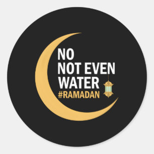Ramadan Kareem nicht einmal Wasser Ramadan 2022 Runder Aufkleber