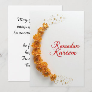 Ramadan Kareem Personalisierte Feiertagskarte