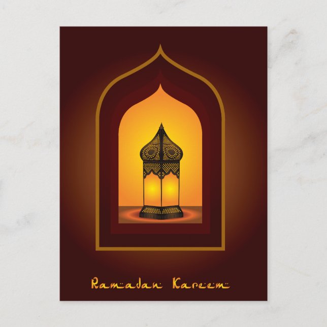 Ramadan Kareem Postkarte (Vorderseite)