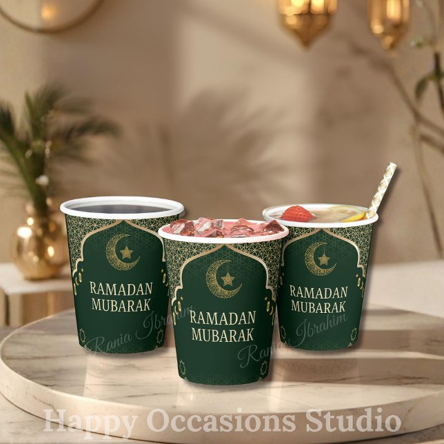 Ramadan Kareem Ramadan Mubarak Papiertassen Pappbecher (Von Creator hochgeladen)