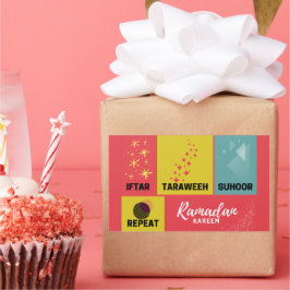 Ramadan Kareem Rechteckiger Aufkleber