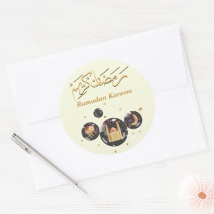 Ramadan Kareem Runder Aufkleber