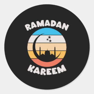 Ramadan Kareem Runder Aufkleber