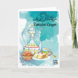 Ramadan Kareem - Schönes Essen Karte