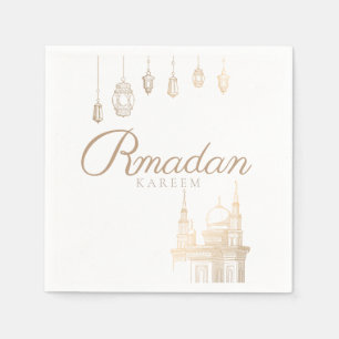 Ramadan Kareem Thema Napkin zum Feiern Serviette