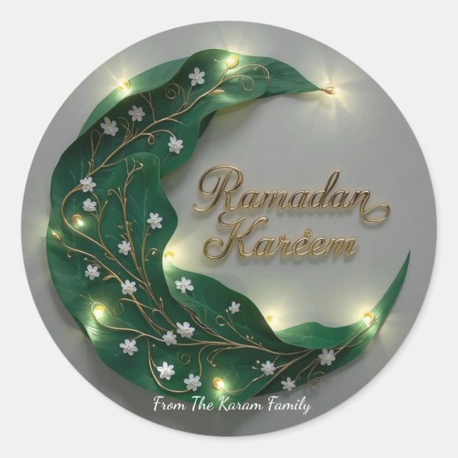 Ramadan Kareem theme gift Sticker for celebration (Vorderseite)