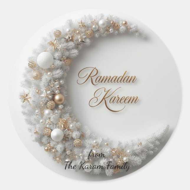 Ramadan Kareem theme gift Sticker for celebration (Vorderseite)
