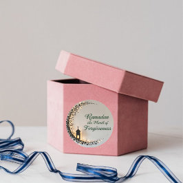 Ramadan Kareem theme gift sticker  for celebration