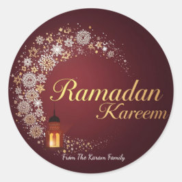 Ramadan Kareem theme gift Sticker for celebration