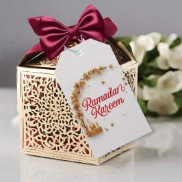 Ramadan Kareem theme gift Sticker for celebration Geschenkanhänger
