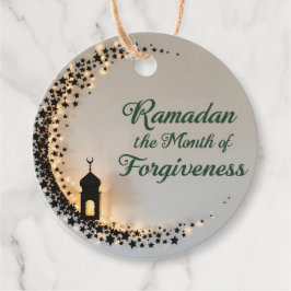 Ramadan Kareem theme gift Tag for celebration Geschenkanhänger
