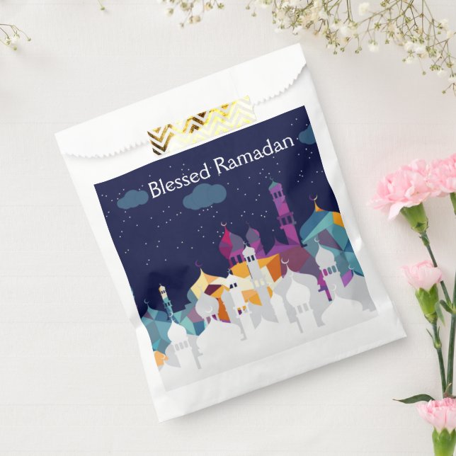 Ramadan Kareem Typografie Islamischer Crescent Tex Geschenktütchen (Versiegelt)