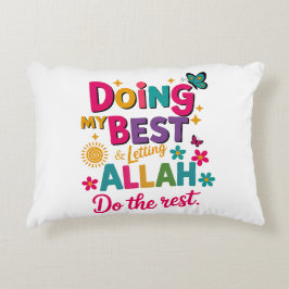 Ramadan Kareem und Eid Mubarak islamisches Akzentk Dekokissen