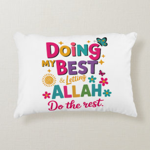 Ramadan Kareem und Eid Mubarak islamisches Akzentk Dekokissen