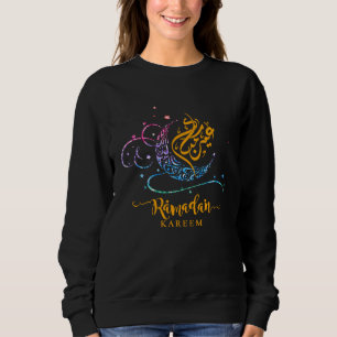 Ramadan Kareem und Mubarak Muslimen Arabische Kall Sweatshirt