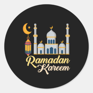 Ramadan Karim Runder Aufkleber
